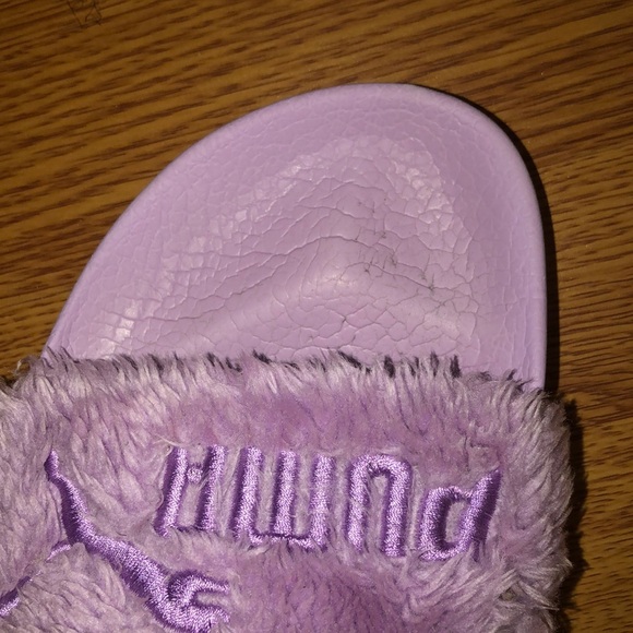 Puma Fenty Furry Slides Lilac - Picture 8 of 14